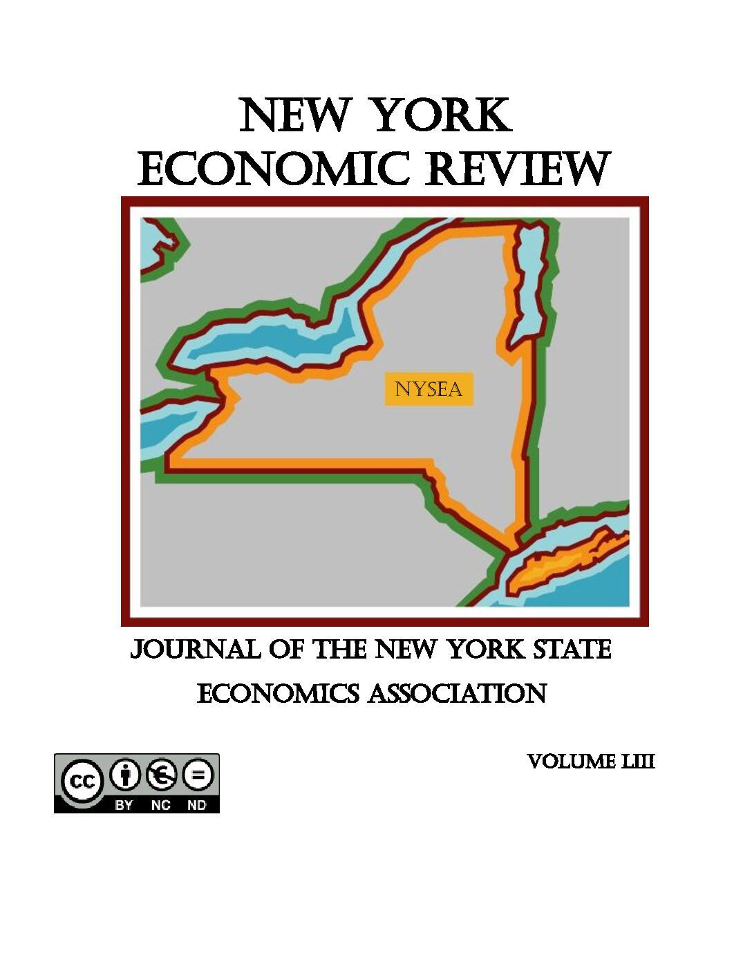 New York Economic Review New York State Economics Association